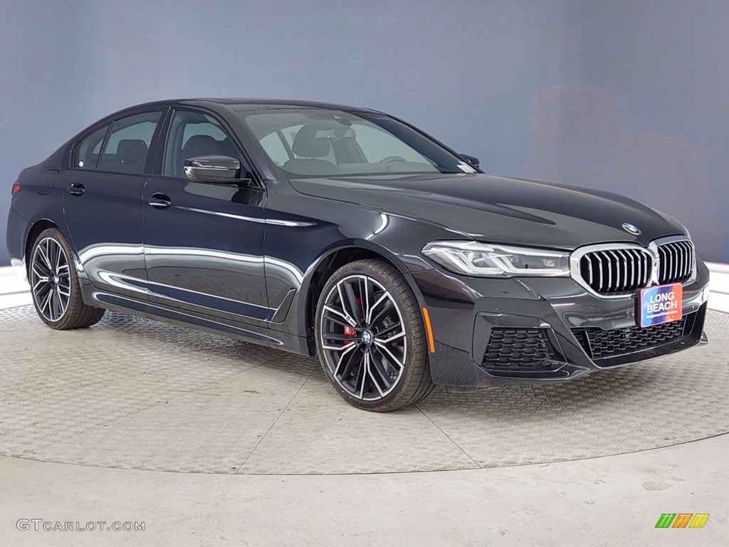 2021 5 Series 530e Sedan - Black Sapphire Metallic / Black photo #27