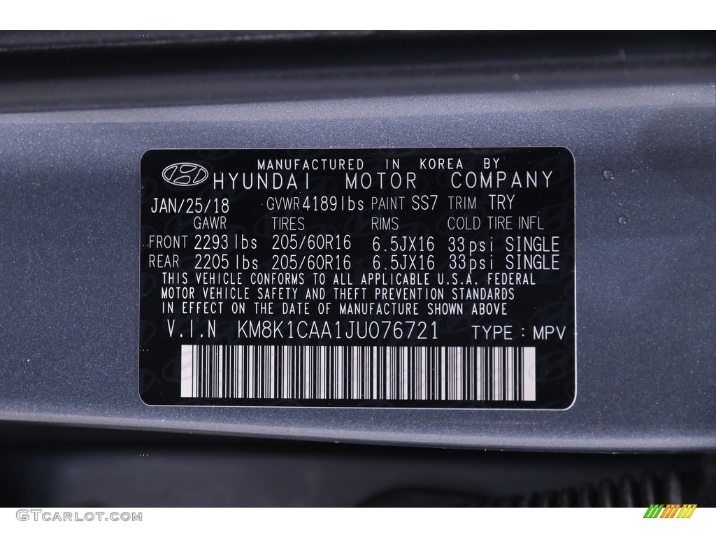 2018 Kona Color Code SS7 for Sonic Silver Photo #141436693