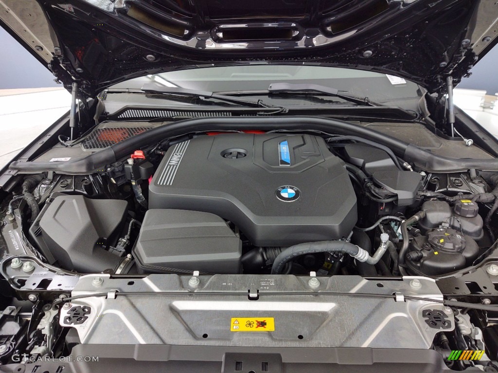 2021 3 Series 330e Sedan - Black Sapphire Metallic / Black photo #9