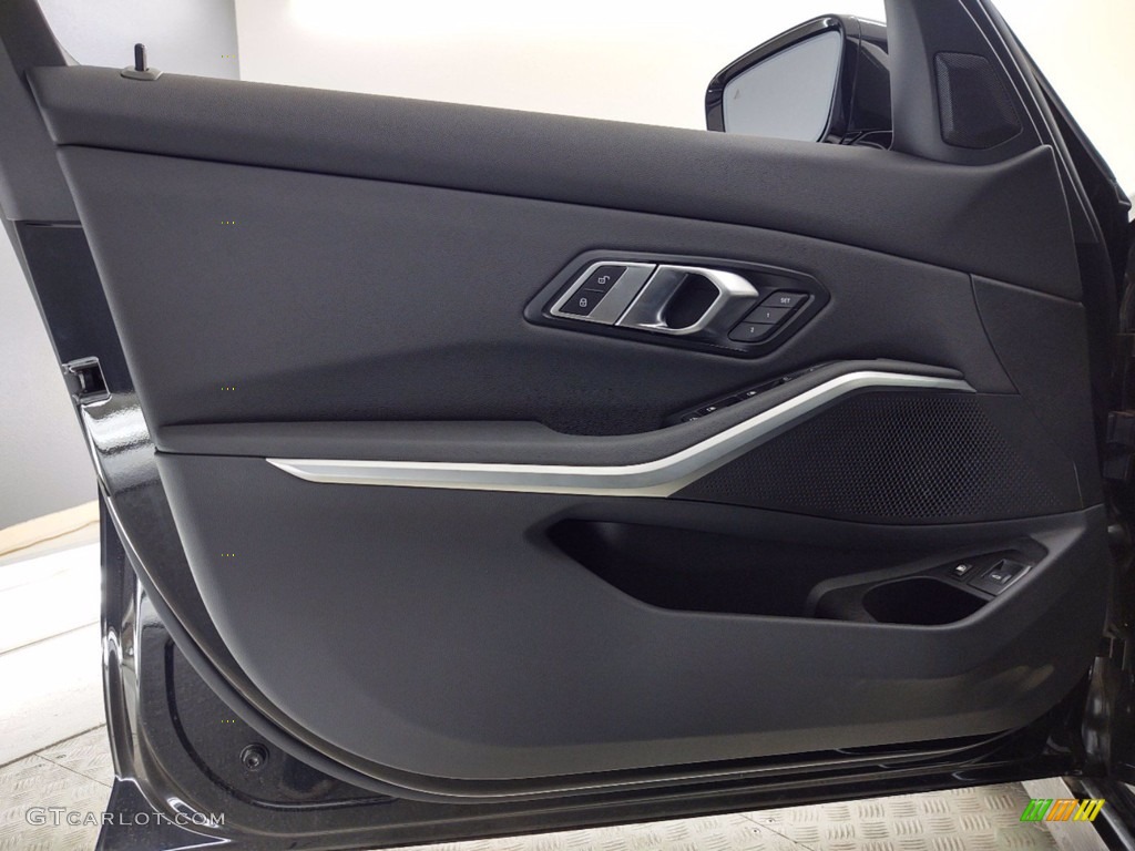 2021 3 Series 330e Sedan - Black Sapphire Metallic / Black photo #10