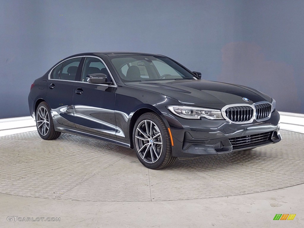 2021 3 Series 330e Sedan - Black Sapphire Metallic / Black photo #27