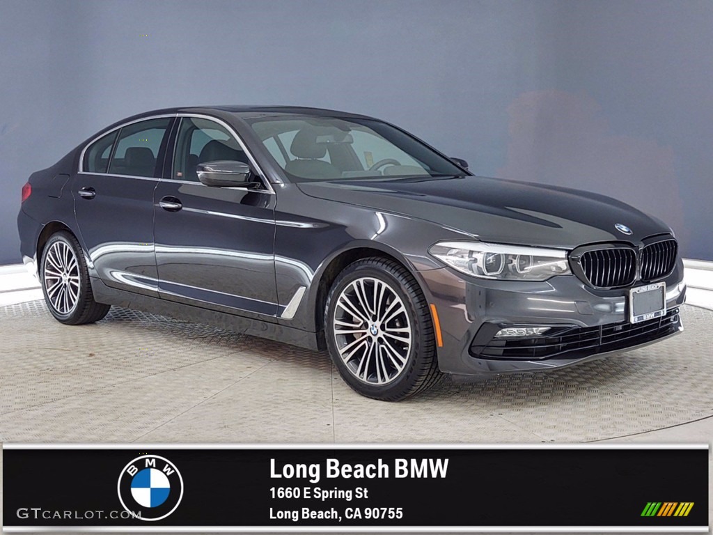 2018 5 Series 530i Sedan - Dark Graphite Metallic / Black photo #1