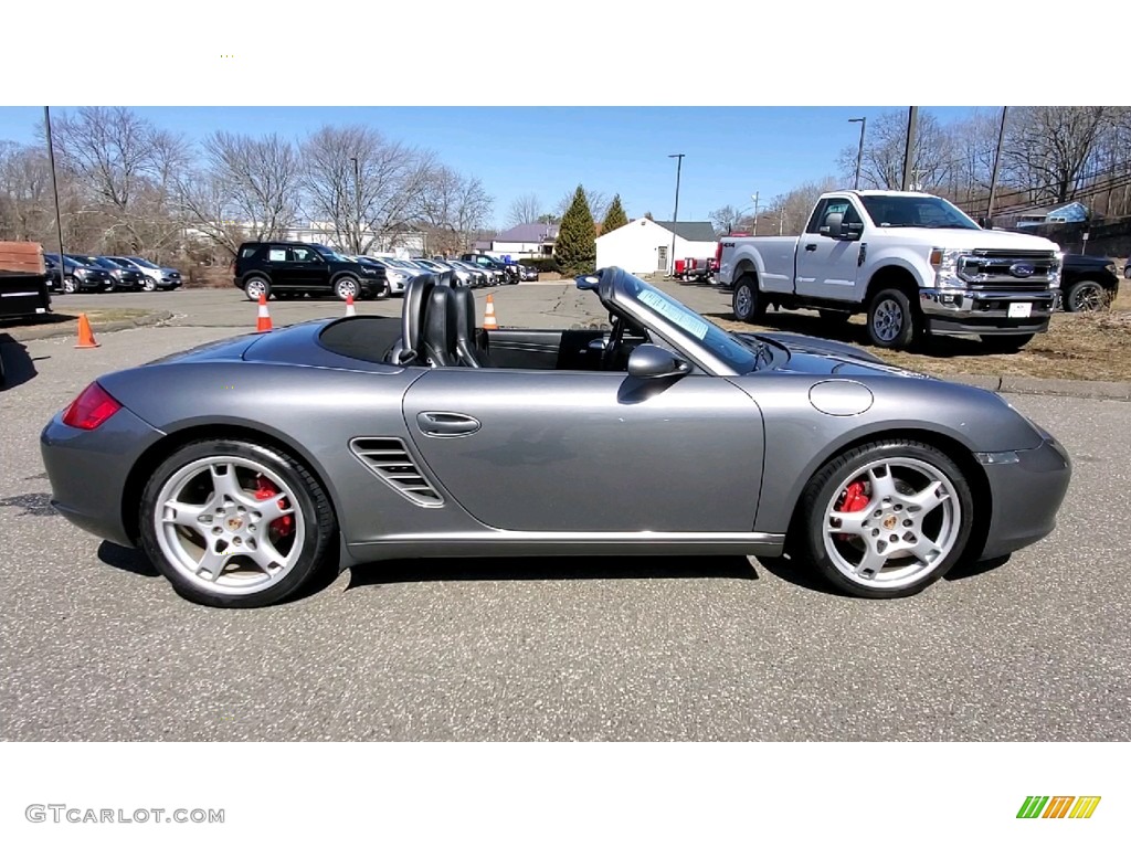 2007 Boxster S - Meteor Grey Metallic / Black photo #8