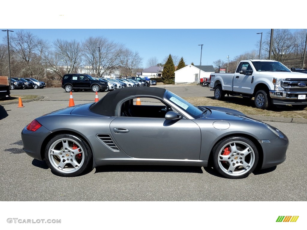 2007 Boxster S - Meteor Grey Metallic / Black photo #23