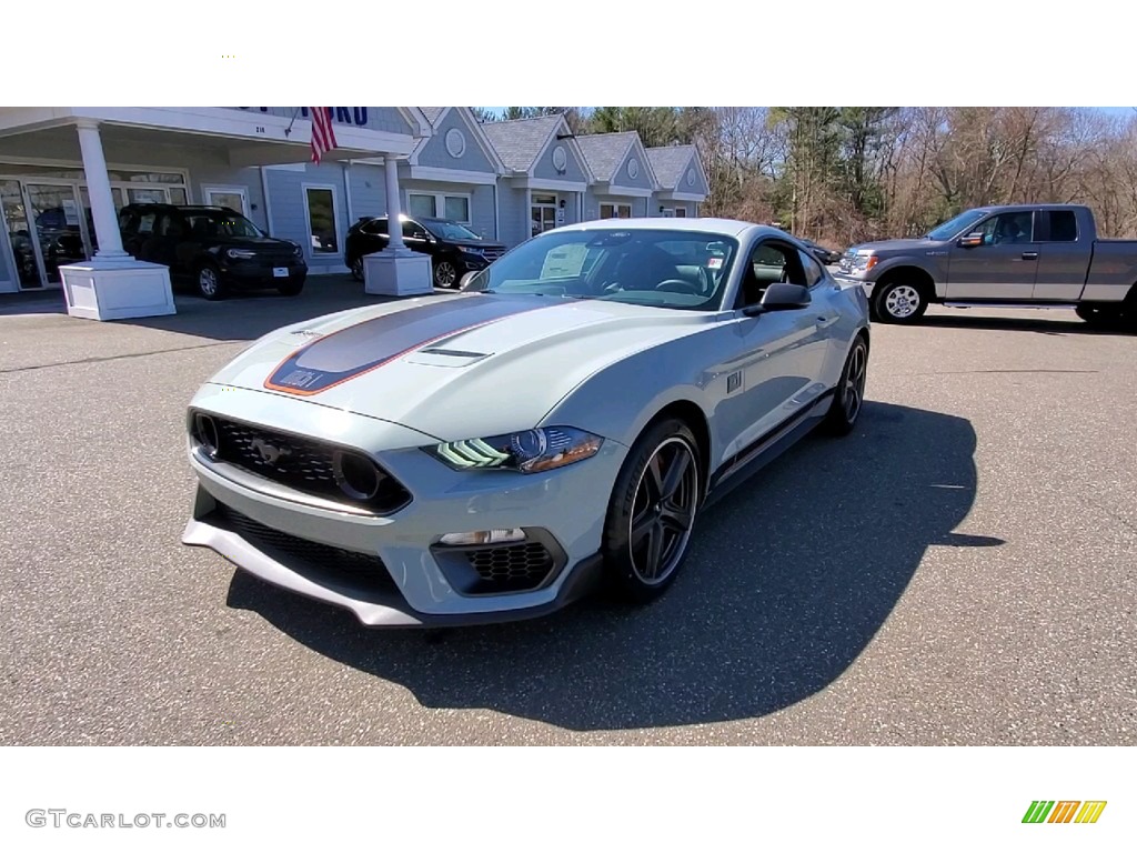2021 Mustang Mach 1 - Fighter Jet Gray / Ebony photo #3