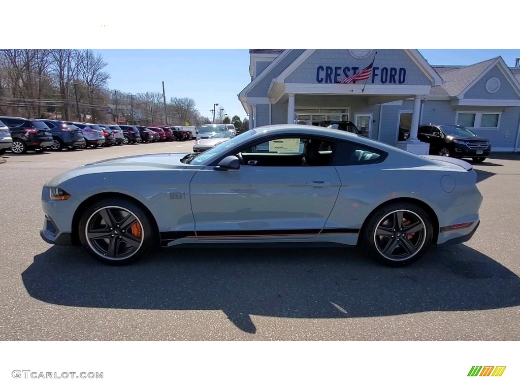 2021 Mustang Mach 1 - Fighter Jet Gray / Ebony photo #4