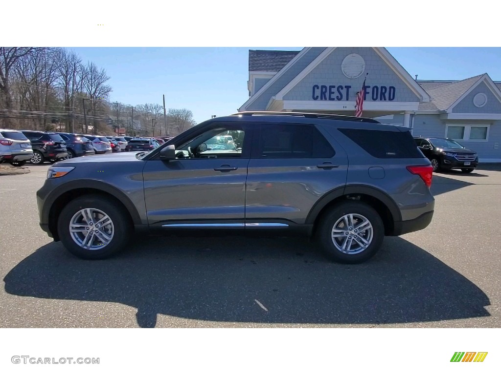 2021 Explorer XLT 4WD - Carbonized Gray Metallic / Ebony photo #4