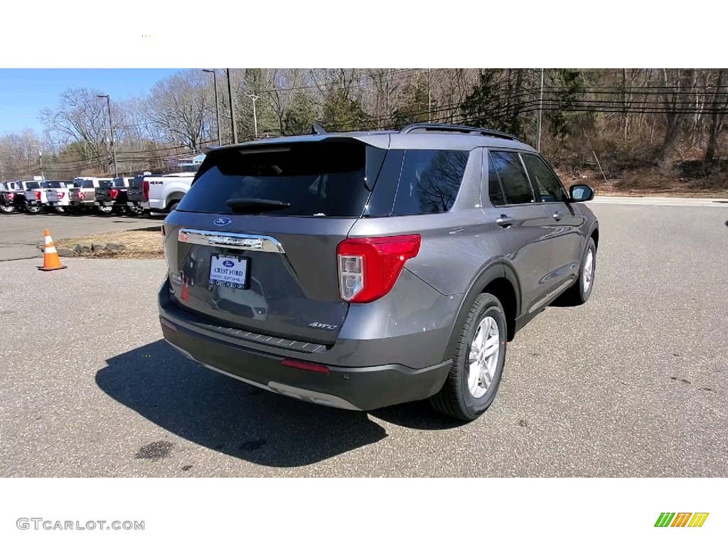 2021 Explorer XLT 4WD - Carbonized Gray Metallic / Ebony photo #7