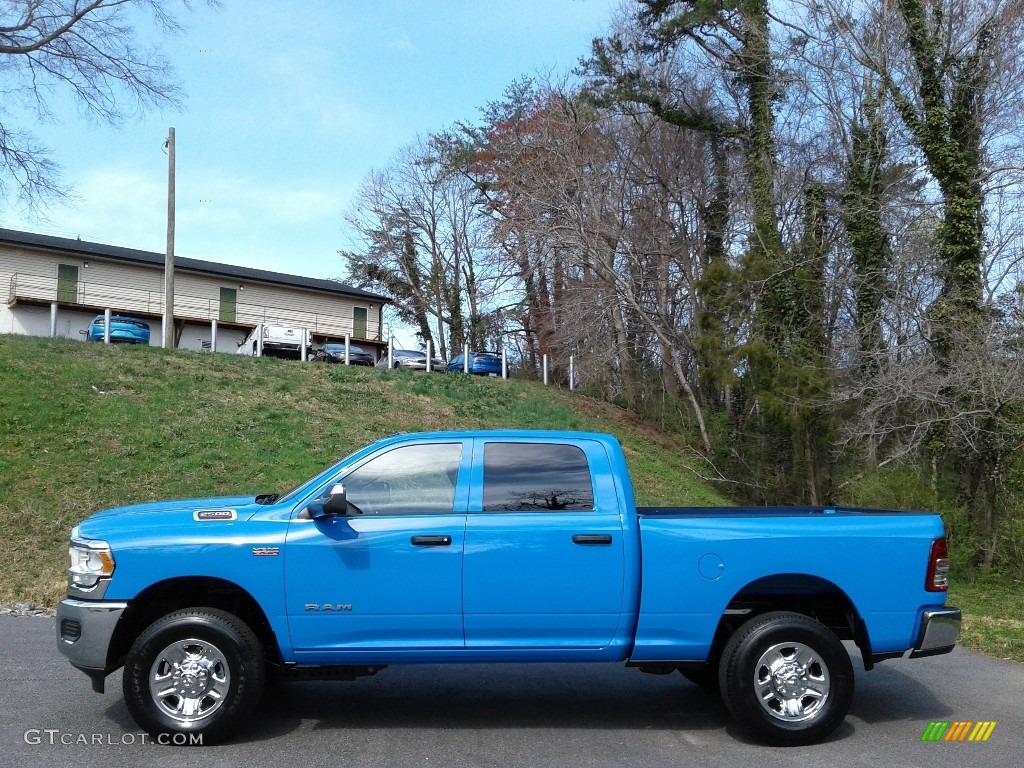 2021 2500 Tradesman Crew Cab 4x4 - New Holland Blue / Black photo #1