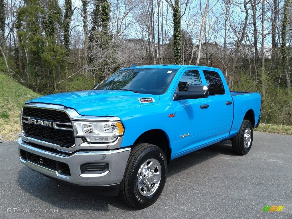 2021 2500 Tradesman Crew Cab 4x4 - New Holland Blue / Black photo #2