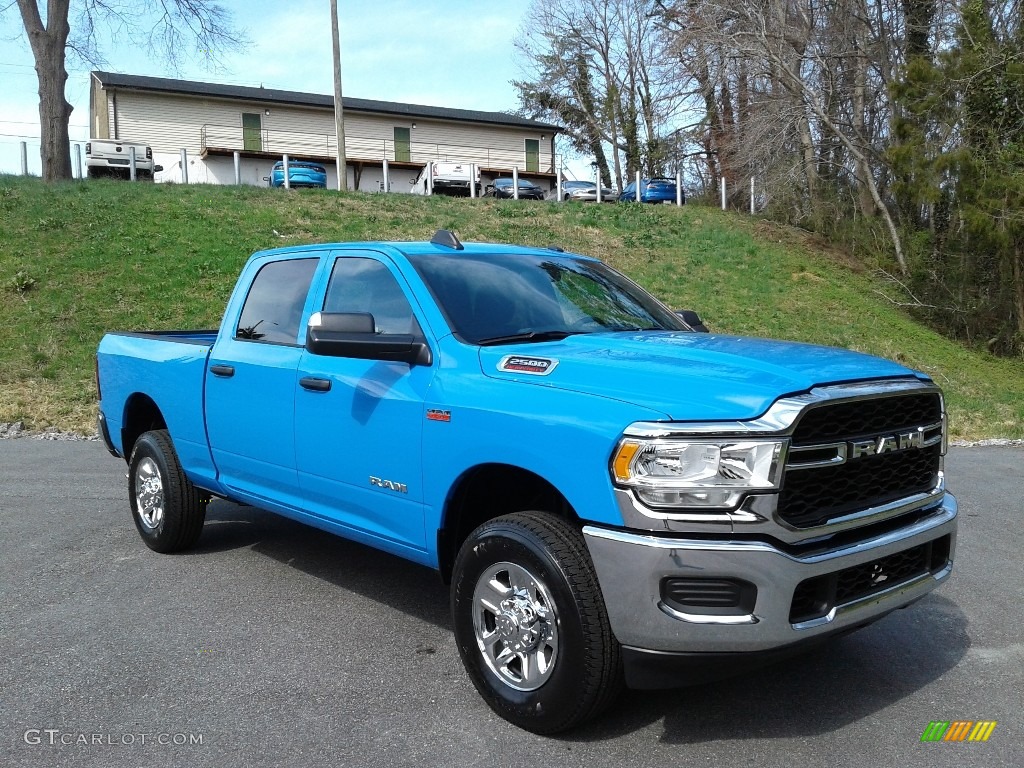 2021 2500 Tradesman Crew Cab 4x4 - New Holland Blue / Black photo #4