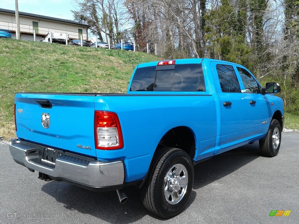 2021 2500 Tradesman Crew Cab 4x4 - New Holland Blue / Black photo #6
