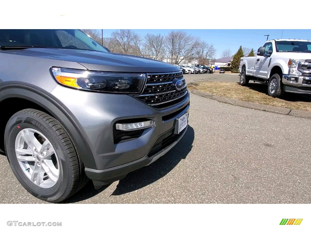 2021 Explorer XLT 4WD - Carbonized Gray Metallic / Ebony photo #28