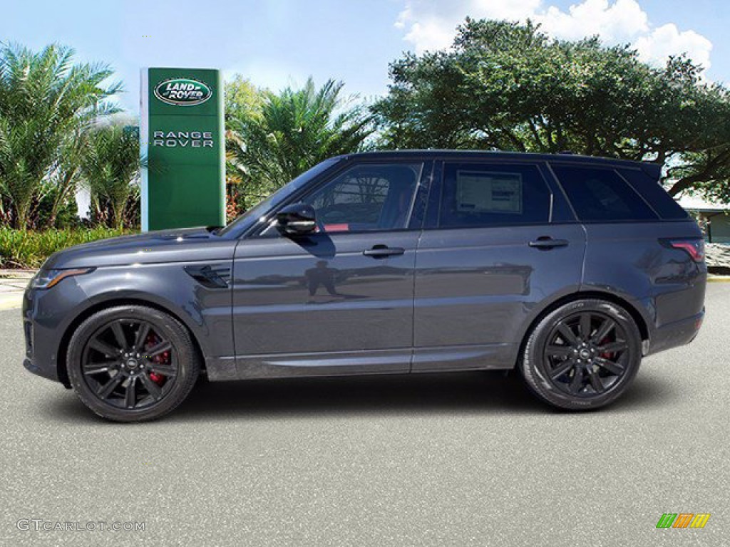 2021 Range Rover Sport HST - Carpathian Gray Metallic / Ebony photo #7