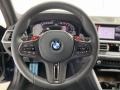 Black 2021 BMW M3 Competition Sedan Steering Wheel