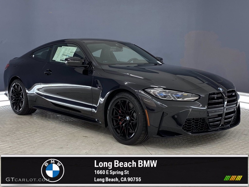 2021 M4 Competition Coupe - Black Sapphire Metallic / Black photo #1