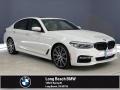 Alpine White 2018 BMW 5 Series 540i Sedan