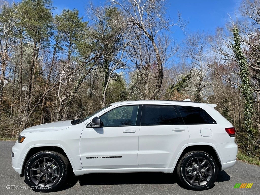 Bright White 2021 Jeep Grand Cherokee Limited 4x4 Exterior Photo #141446585