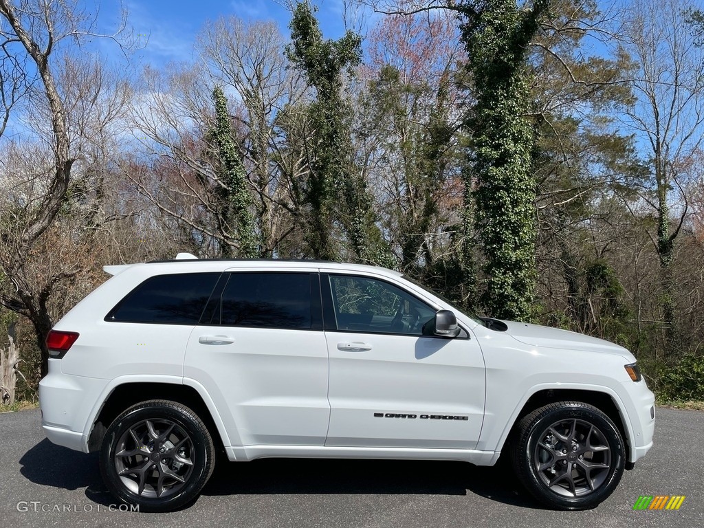 Bright White 2021 Jeep Grand Cherokee Limited 4x4 Exterior Photo #141446657
