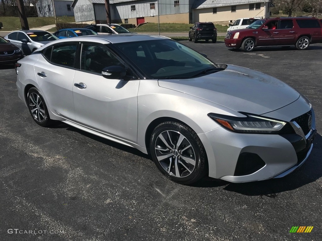 Brilliant Silver Metallic 2020 Nissan Maxima SV Exterior Photo #141446897