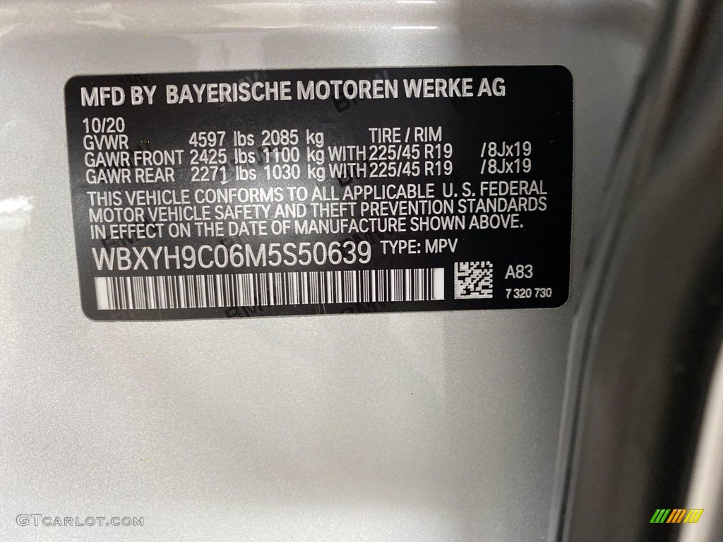 2021 X2 sDrive28i - Glacier Silver Metallic / Black photo #26
