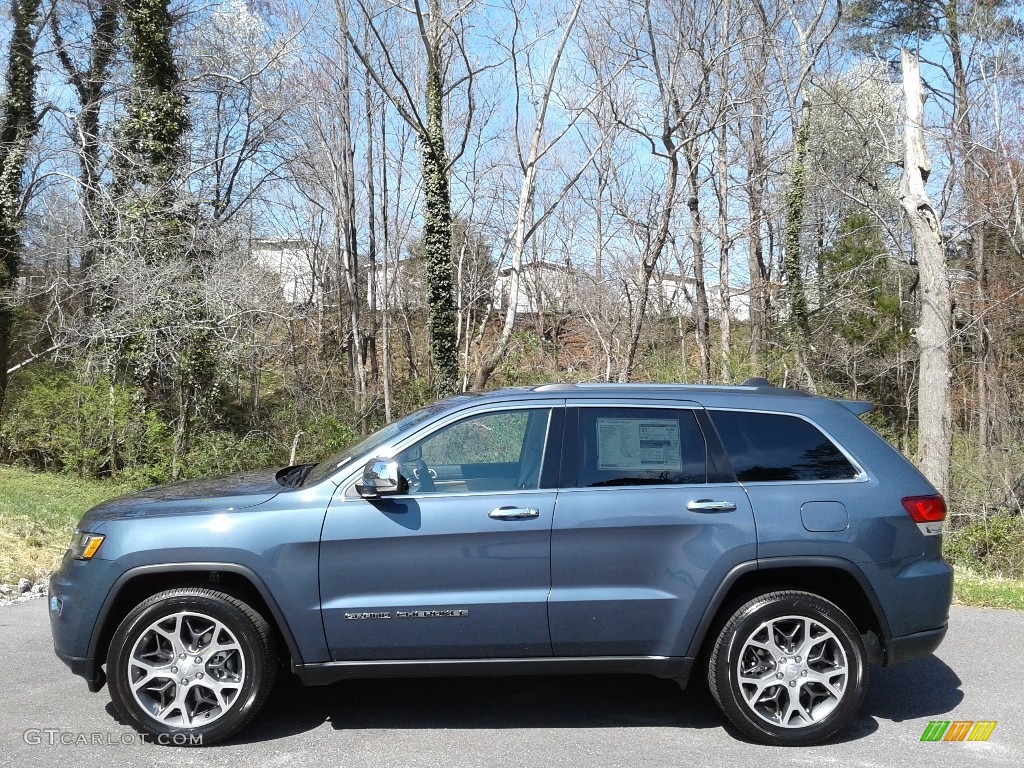 Slate Blue Pearl 2021 Jeep Grand Cherokee Limited 4x4 Exterior Photo #141448178