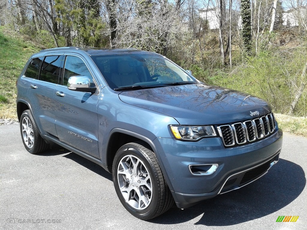 Slate Blue Pearl 2021 Jeep Grand Cherokee Limited 4x4 Exterior Photo #141448255