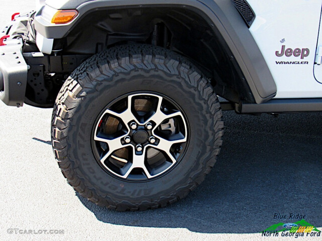 2020 Wrangler Rubicon 4x4 - Bright White / Black photo #9