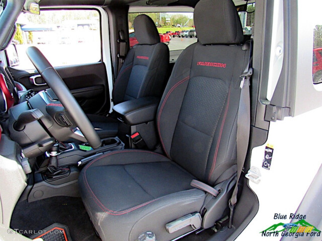 2020 Wrangler Rubicon 4x4 - Bright White / Black photo #11