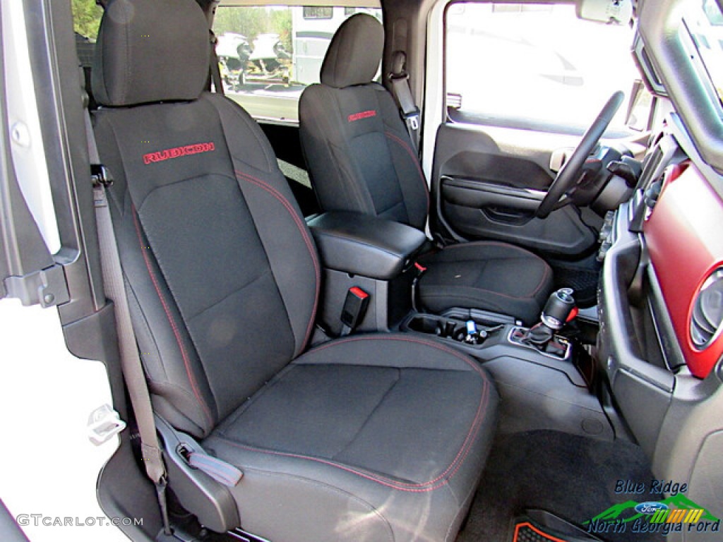 2020 Wrangler Rubicon 4x4 - Bright White / Black photo #12