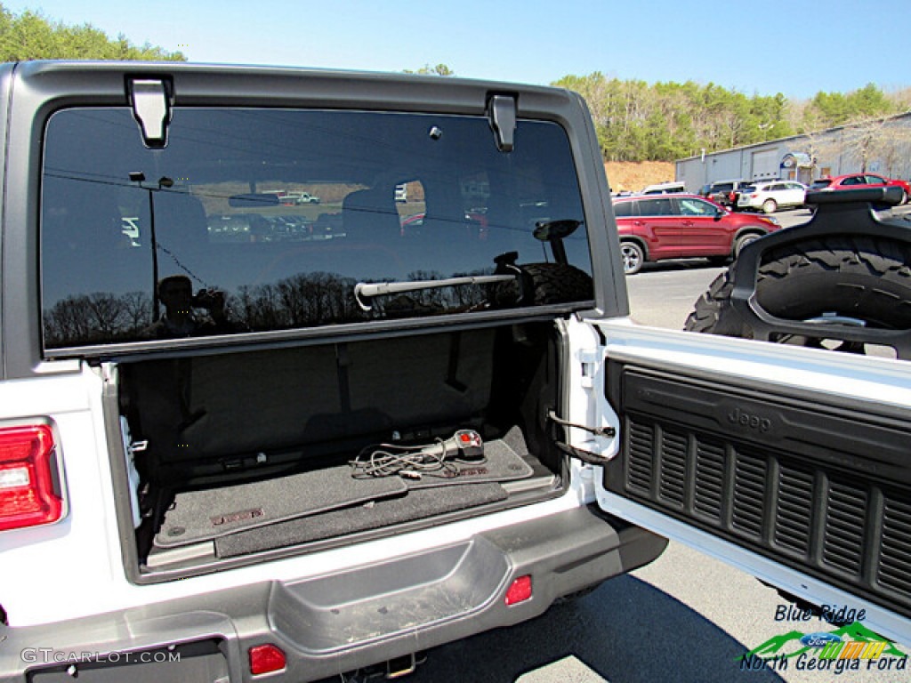 2020 Wrangler Rubicon 4x4 - Bright White / Black photo #14