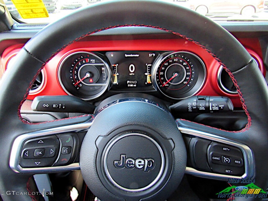 2020 Wrangler Rubicon 4x4 - Bright White / Black photo #17