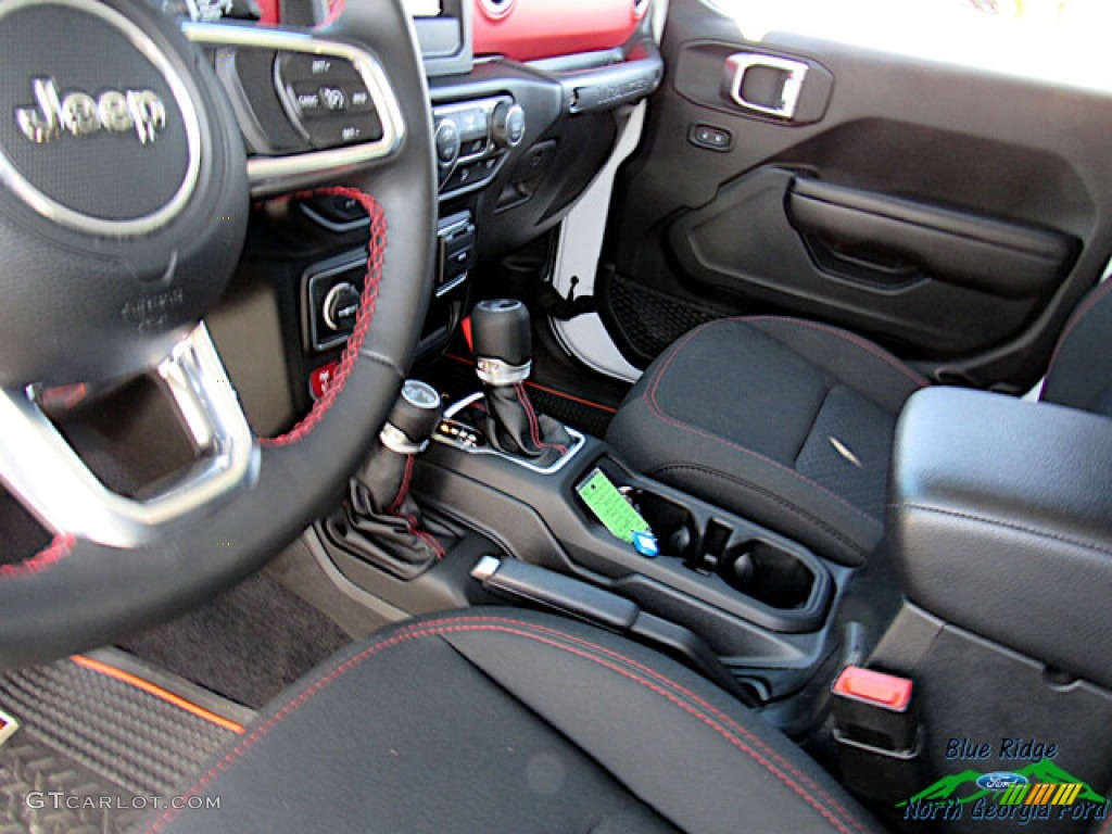 2020 Wrangler Rubicon 4x4 - Bright White / Black photo #25