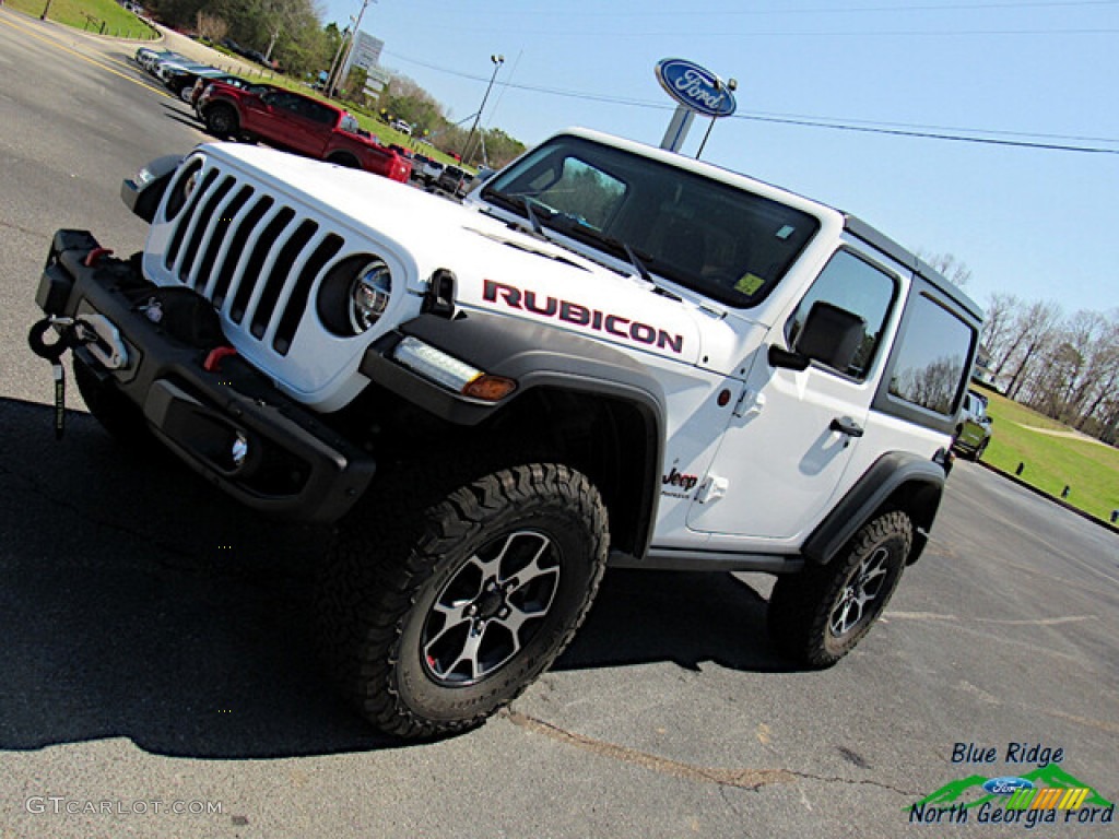 2020 Wrangler Rubicon 4x4 - Bright White / Black photo #28