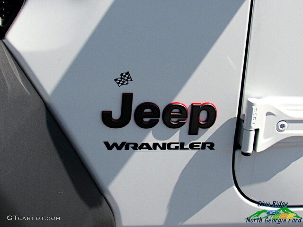 2020 Wrangler Rubicon 4x4 - Bright White / Black photo #33