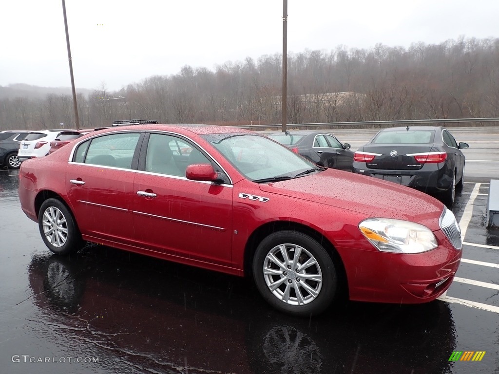 2011 Lucerne CXL - Crystal Red Tintcoat / Titanium photo #4