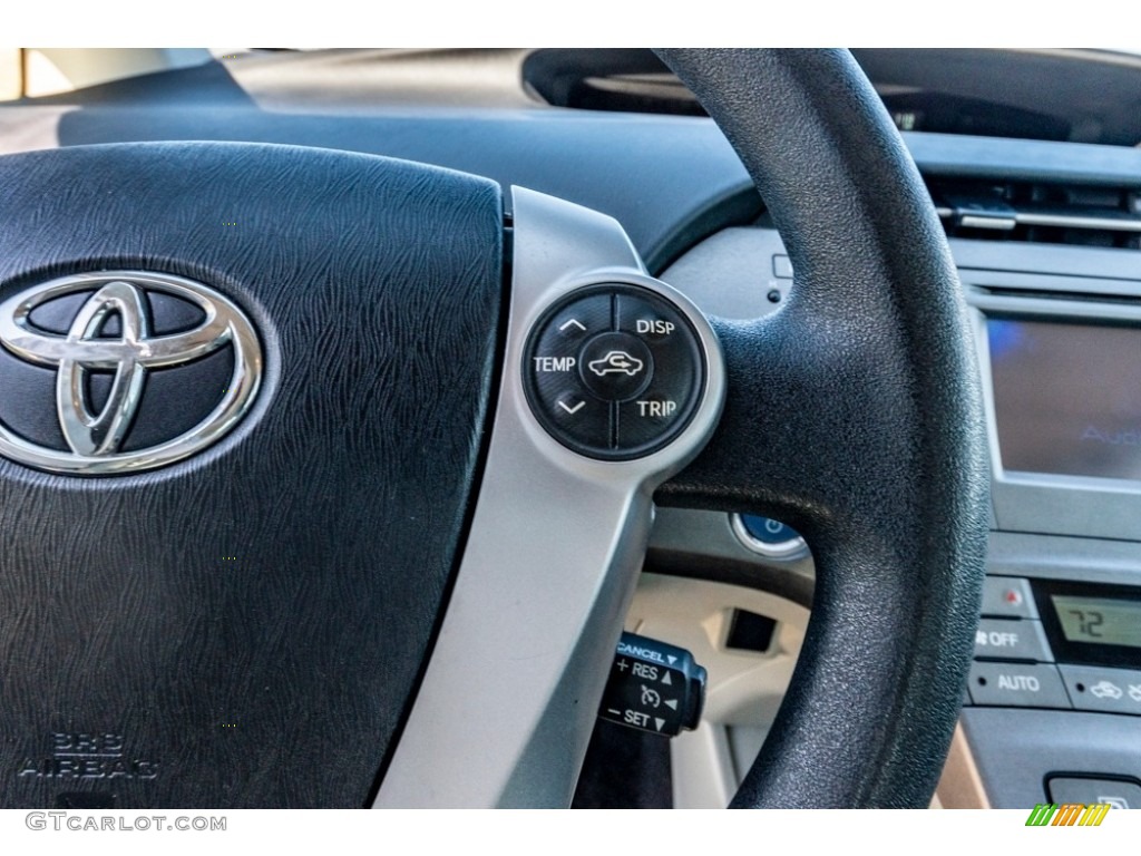 2013 Prius Four Hybrid - Winter Gray Metallic / Misty Gray photo #35