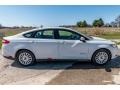 2014 Oxford White Ford Fusion Hybrid S  photo #3