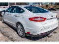 2014 Oxford White Ford Fusion Hybrid S  photo #6