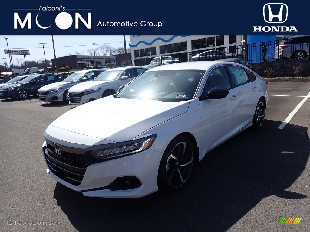 2021 Accord Sport SE - Platinum White Pearl / Black photo #1