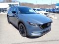 2021 Polymetal Gray Mazda CX-5 Carbon Edition Turbo AWD  photo #3