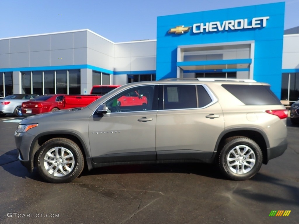 2018 Traverse LT AWD - Pepperdust Metallic / Jet Black photo #3