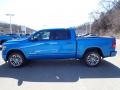 2021 Hydro Blue Pearl Ram 1500 Laramie Crew Cab 4x4  photo #2