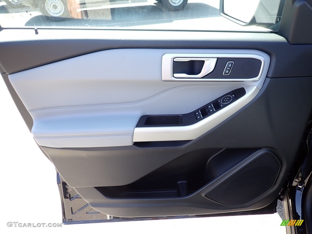 2021 Explorer XLT 4WD - Agate Black Metallic / Light Slate photo #11