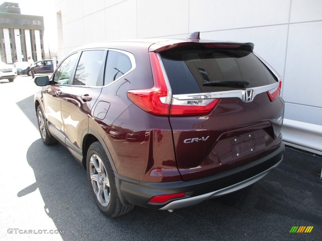 2019 CR-V EX-L AWD - Basque Red Pearl II / Gray photo #3