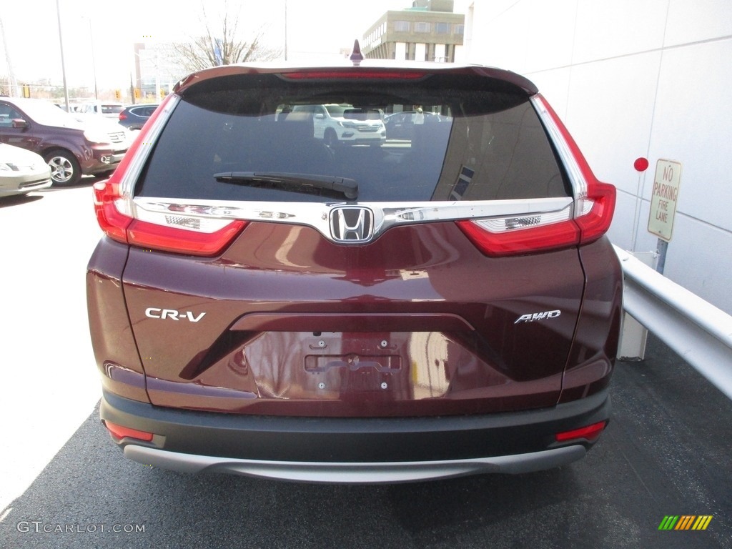 2019 CR-V EX-L AWD - Basque Red Pearl II / Gray photo #4