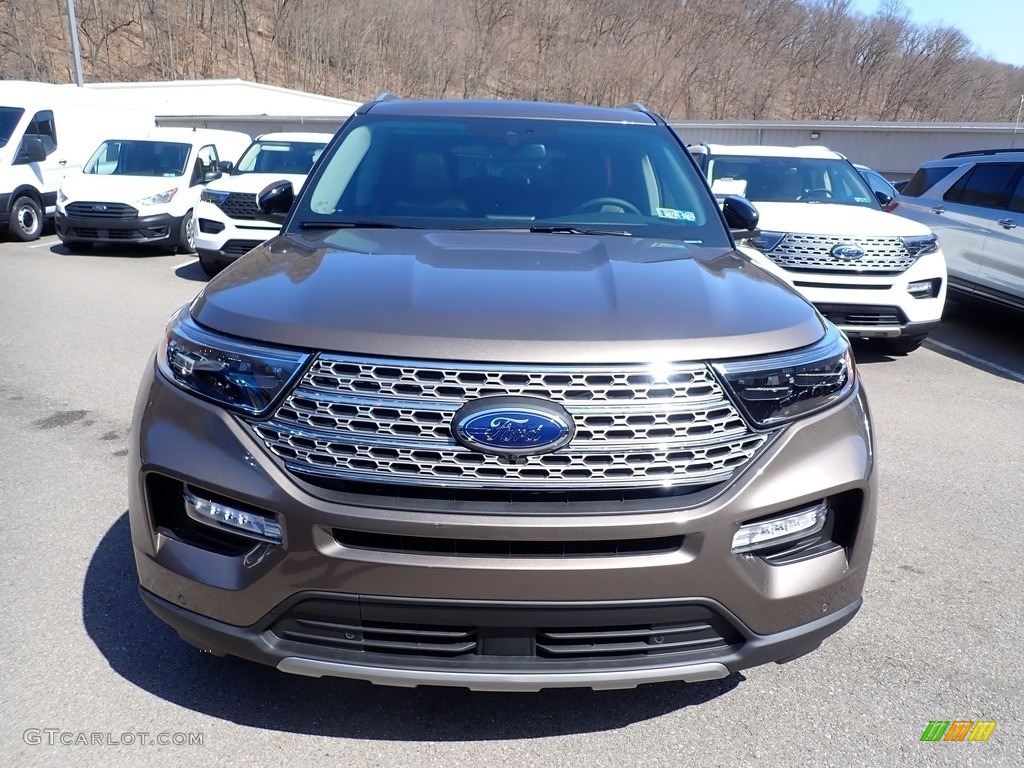 2021 Explorer Limited 4WD - Stone Gray Metallic / Ebony photo #4