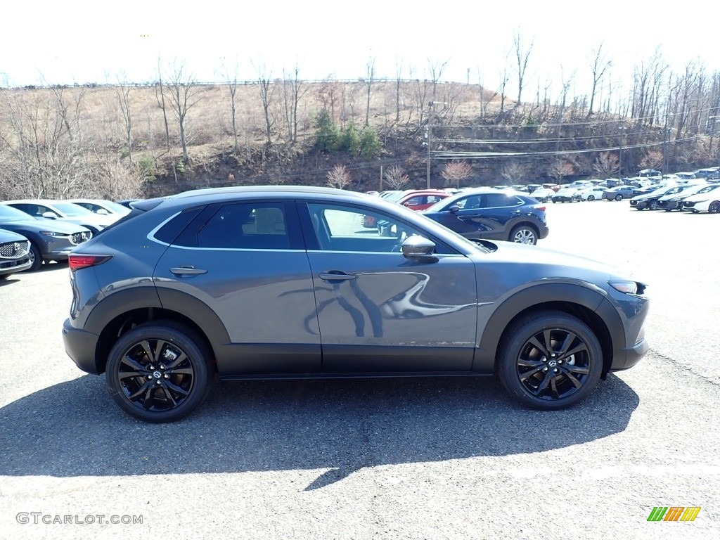 2021 CX-30 Turbo Premium Plus AWD - Polymetal Gray Metallic / Black photo #1