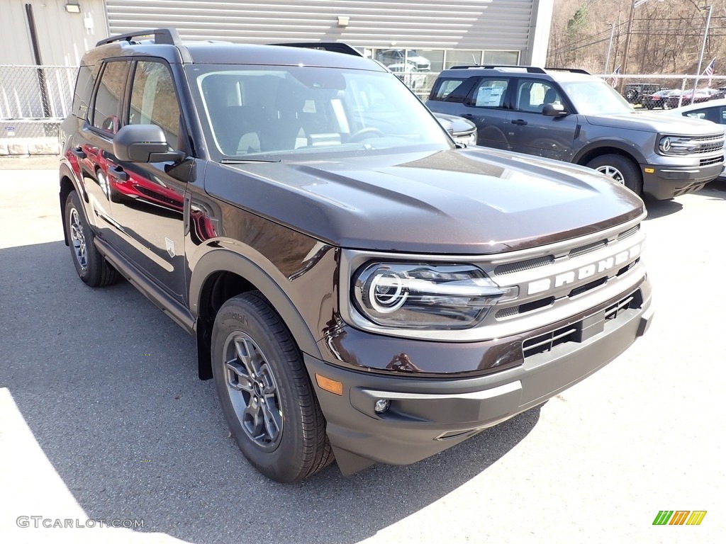2021 Bronco Sport Big Bend 4x4 - Kodiak Brown Metallic / Medium Dark Slate photo #3