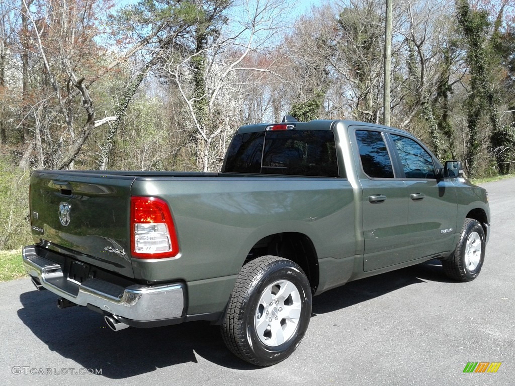 2021 1500 Big Horn Quad Cab 4x4 - Olive Green Pearl / Diesel Gray/Black photo #6